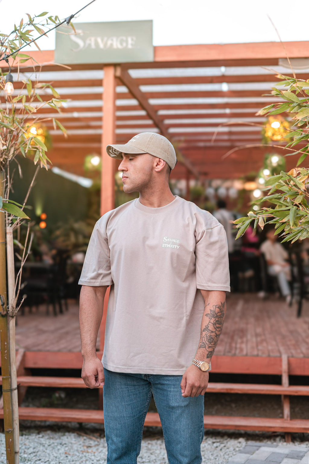 SAVAGE X ETHNITY COLLAB OVERSIZE SHIRT
